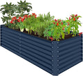 Best Choice Products 8x4x2ft Outdoor Metal Raised Garden Bed, Deep Root Planter by BestChoiceProducts