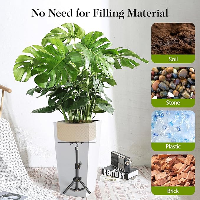 AZEAM Adjustable Plant Risers for Inside Pots, Height Planter Lifter Stand for - Image 2