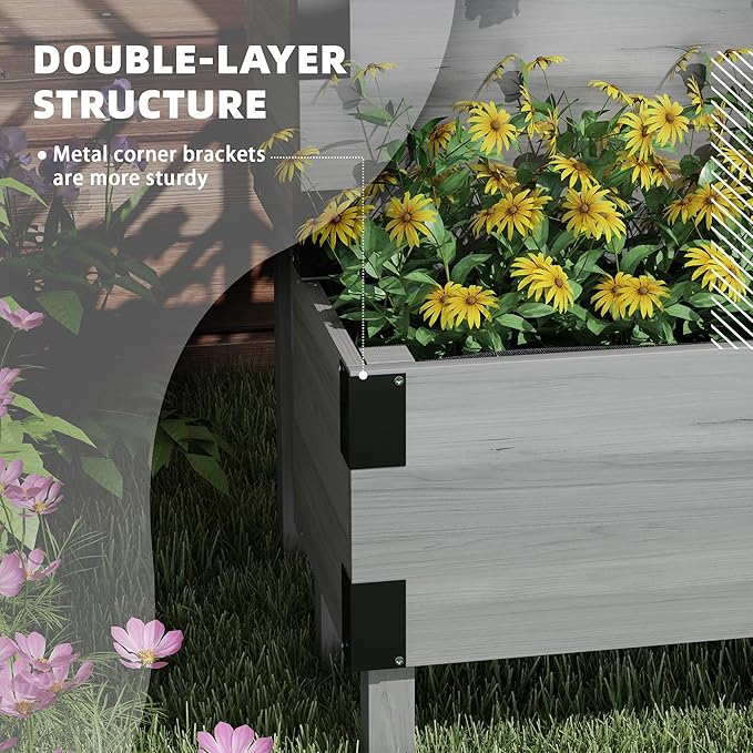 Outsunny Raised Garden Bed - Image 4