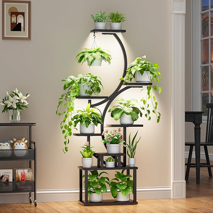 Plant Stand Indoor with Grow Lights - Image 3
