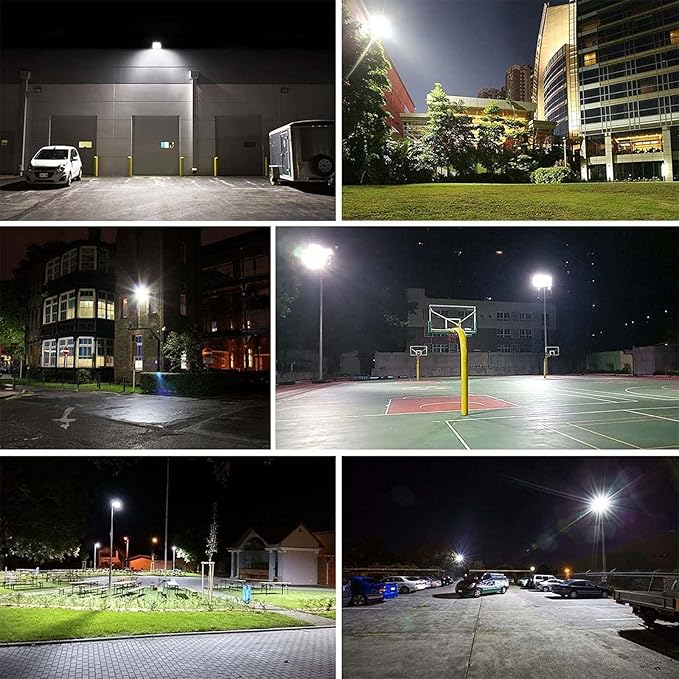 Olafus 2 Pack 130W LED Flood Light Outdoor, 13000lm LED Work Light - Image 8