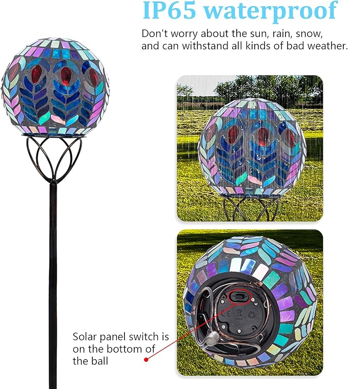 Afirst Solar Outdoor Garden Lights Decorative - Image 5
