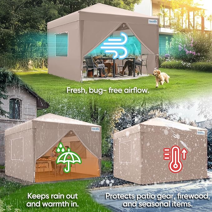 Quictent Privacy 10x10 Pop up Canopy Tent - Image 3