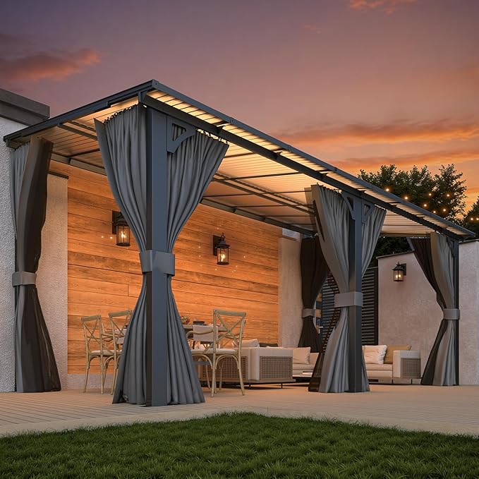 AECOJOY 16' x 8' Gazebo Outdoor Pergola - Image 4