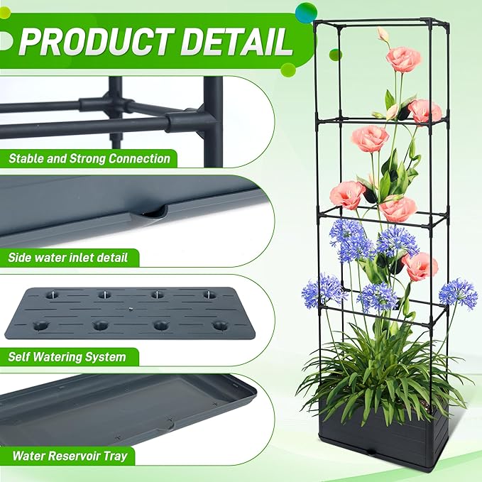 2 Packs Raised Garden Bed Tomato Planter Box - Image 5