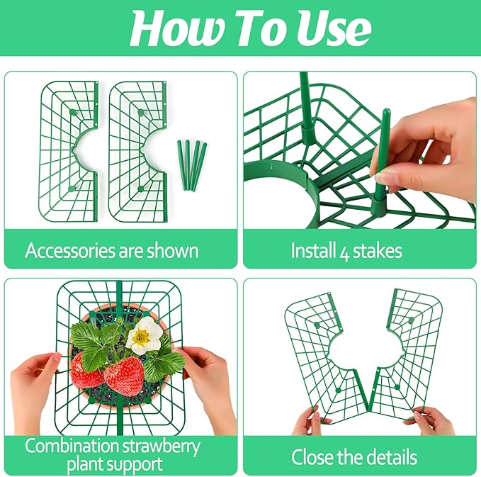 6 Sets Strawberry Plant Supports - Image 3