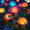 WdtPro Solar Garden Lights Outdoor, 4 Pack Solar Light Outdoor by WdtPro