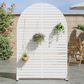 Casaphoria 72" H x 47" W Arched Metal Privacy Screen by Casaphoria
