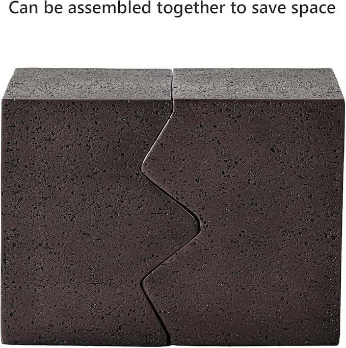 COSIEST Concrete Side Table, Decorative Garden Stools - Image 6