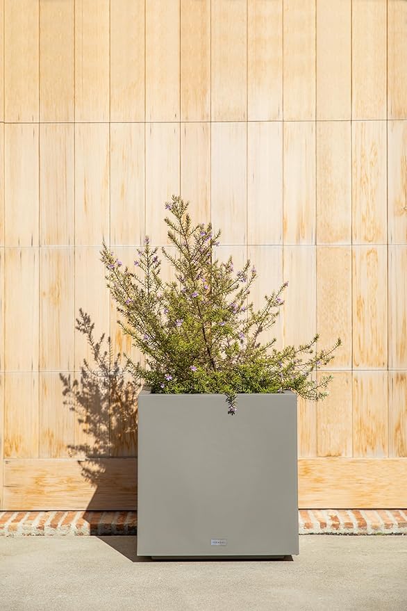 Veradek Block Series Cube Plastic Planter - Image 5