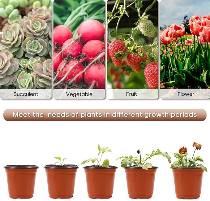 200 Pack 6 Inch Plastic Nursery Pots - Image 6