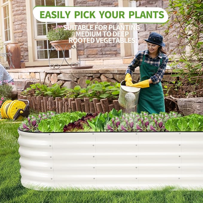 Galvanized Raised Garden Bed Outdoor- 2 Pcs Raised Beds - Image 7