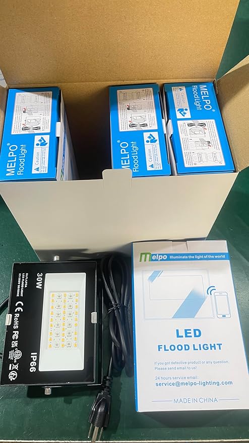 LED Flood Light Outdoor 30W, 300W Equivalent 3000LM Smart RGB Landscape Lighting - Image 9