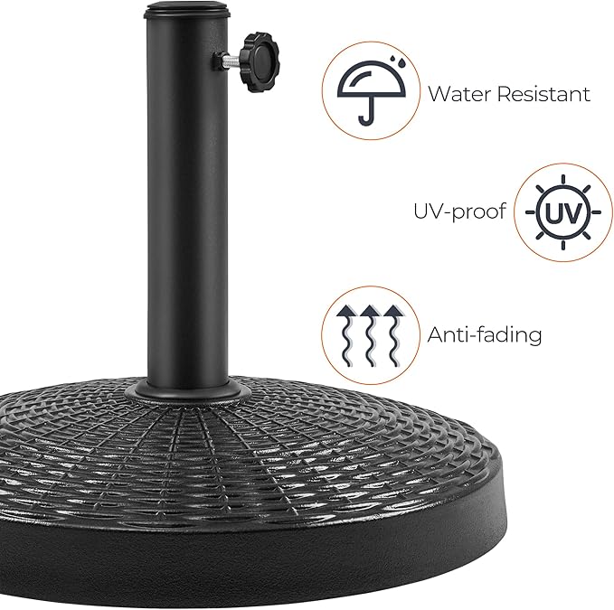 Yaheetech 31lbs Umbrella Base, Heavy Duty Patio Umbrella Base Stand, Round - Image 7