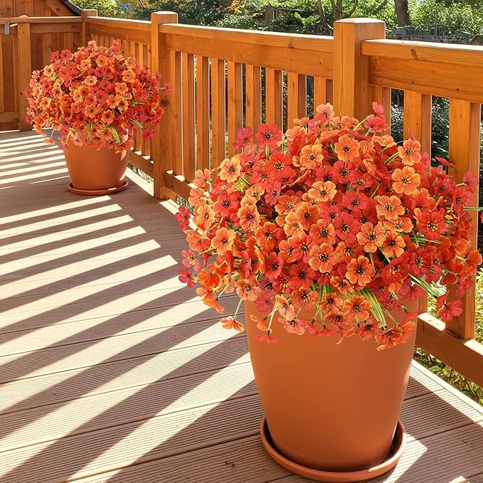 MACTING 24 Bundles Artificial Fall Flowers - Image 6