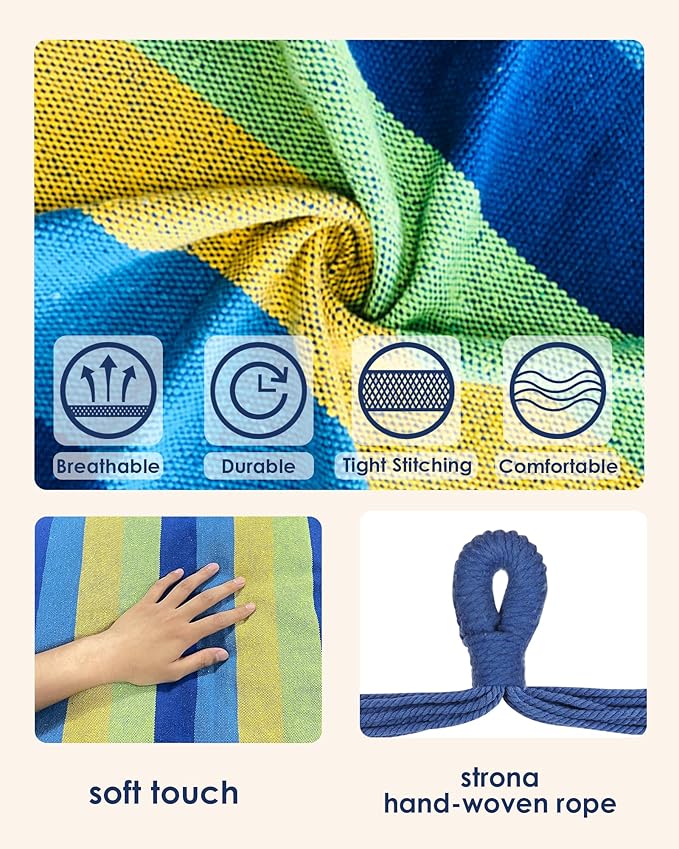 Highwild Hammock Chair Hanging Rope Swing - Image 3