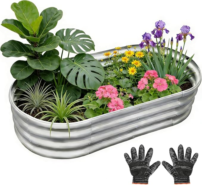 Garden Galvanized Raised Garden Bed Kit by Gardeal