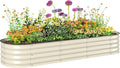 Outsunny 6.5' x 2' x 1' Galvanized Raised Garden Bed Kit, Outdoor Metal by Outsunny