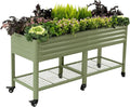 Rolling Elevated Raised Garden Bed-V Series, 1000 Lbs Weight Capacity, Outdoor by VegoGarden