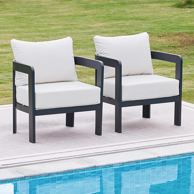 Outdoor Furniture Set, Metal Patio Conversation Set - Image 8