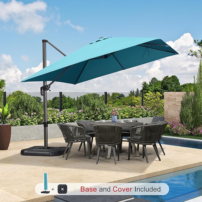 PURPLE LEAF 10'×10' Patio Umbrella - Image 2