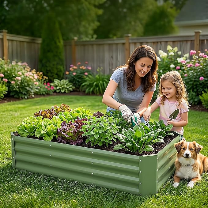 INNO STAGE Galvanized Raised Garden Bed Kit, Rust-Resistant & Easy Assembly - Image 8
