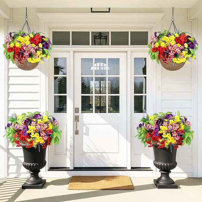 HOHOTIME 21 Bundles Artificial Flowers - Image 2