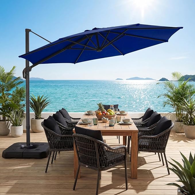 HOTEEL10x10ft Patio Umbrella Cantilever Umbrellas - Image 2
