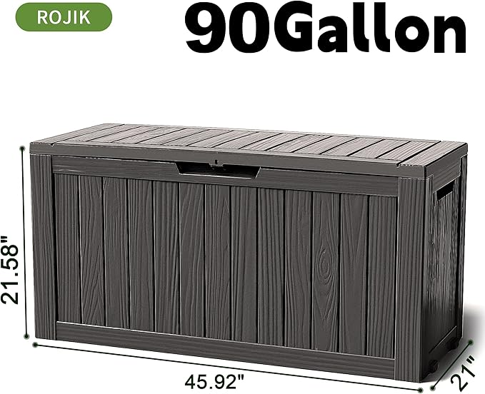 ROJIK Outdoor Storage Housing Deck Box - Image 2