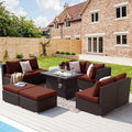 NICESOUL 9 Pcs Large Outdoor Patio Furniture Set by NICESOUL