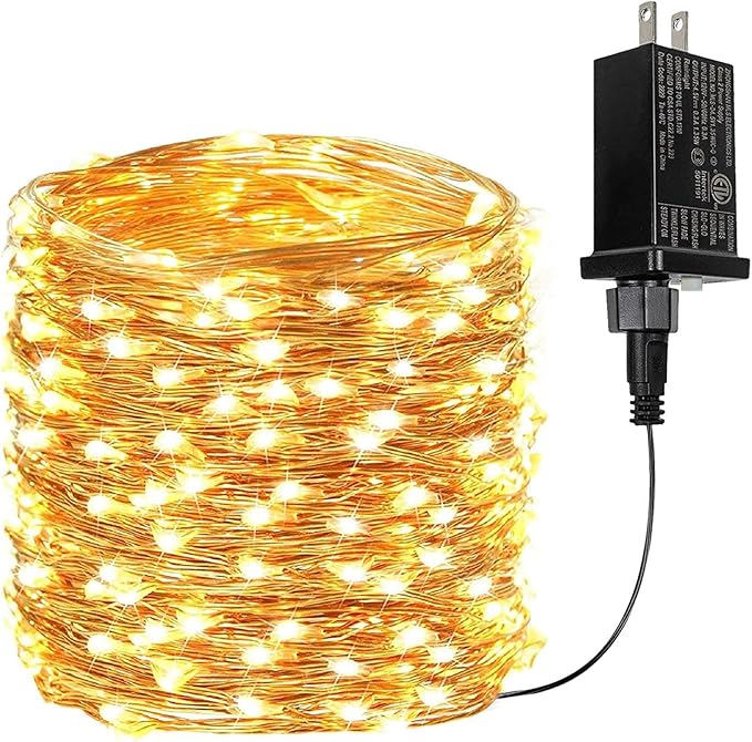 66Ft 200 LED Fairy Lights Plug in, Waterproof String Lights Outdoor & Indoor 8 by BHCLIGHT