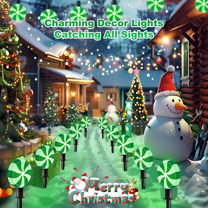 Ultimate Unicorn Christmas Lollipop Pathway Lights - Image 5