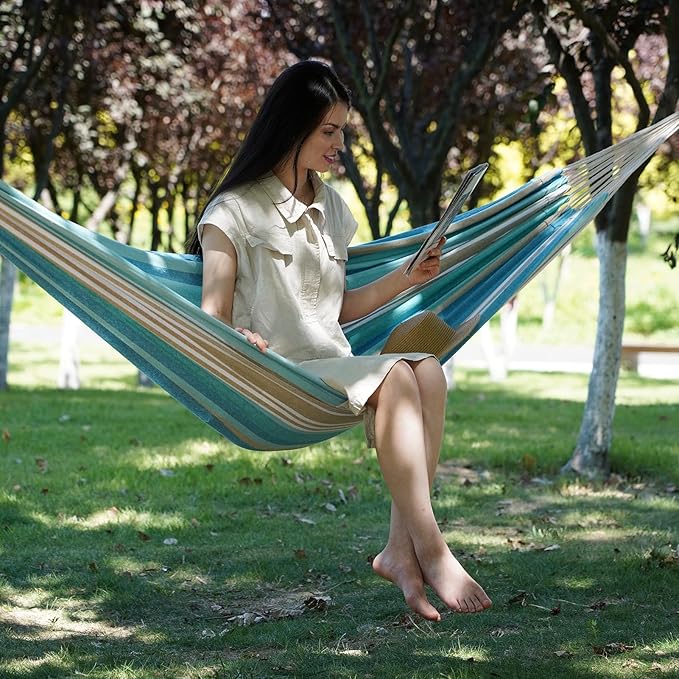 Brazilian Hammock with Tree Straps - Image 8