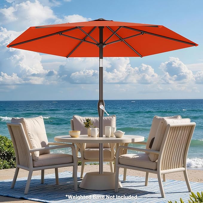 AreShark 7.5FT Patio Umbrella Table Market Umbrella - Image 6