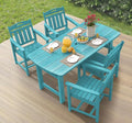 Ciokea HDPE Outdoor Dining Set, 5-Piece Patio Table and Chairs Set by CIOKEA