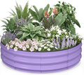 Kesfitt Round Raised Garden Bed, Open-Bottom Design, 12-Inch Deep Outdoor by Kesfitt
