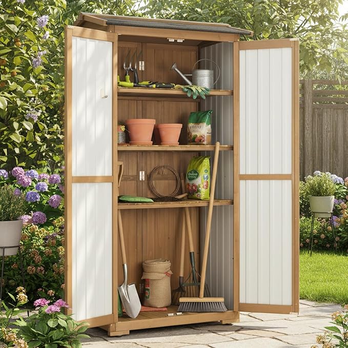 Storage Cabinet Outdoor Garage Cabinets - Image 2