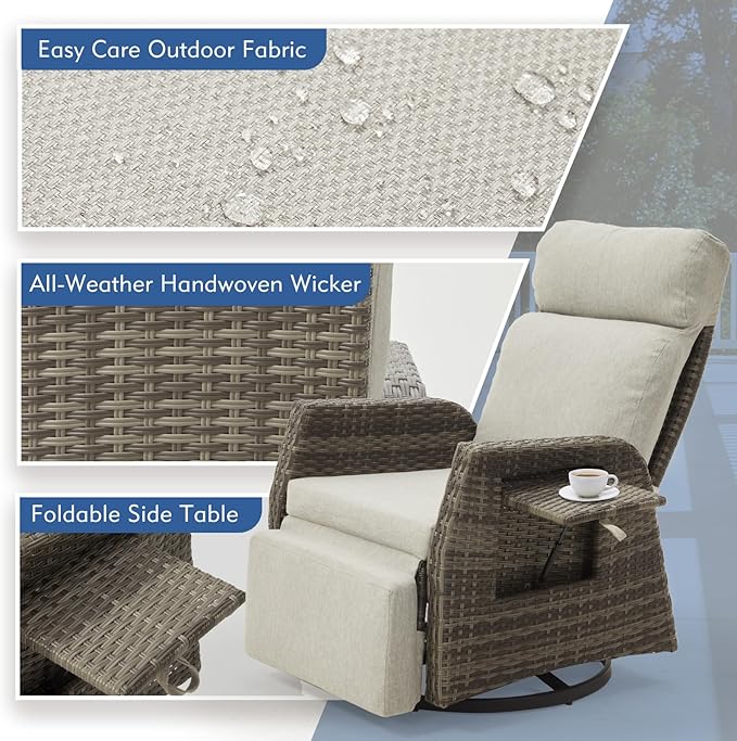 Adjustable Outdoor Recliner Chair - Image 6