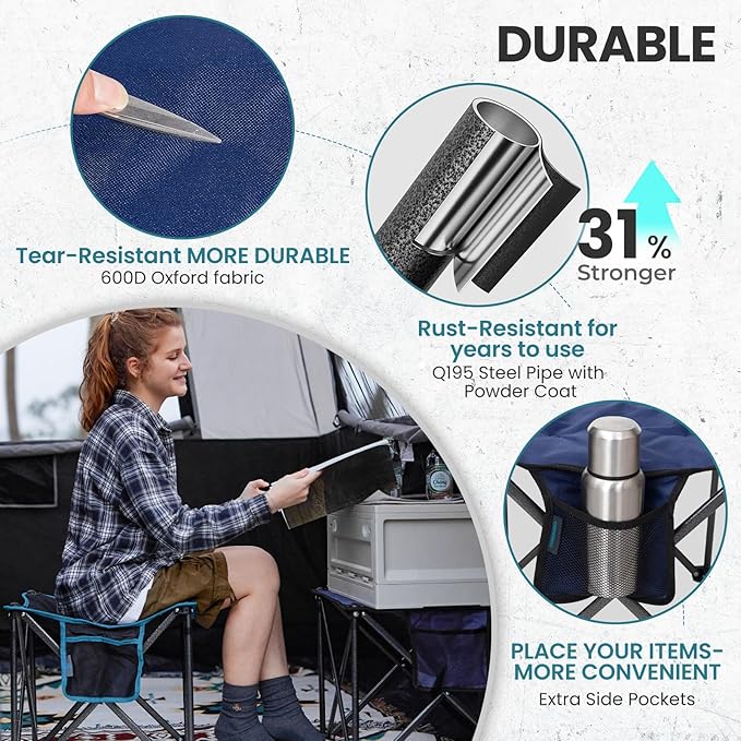 FUNDANGO Oversized Camping Stool - Image 6