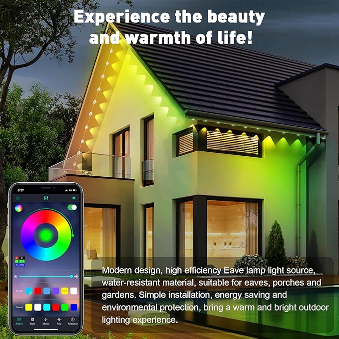 300FT Permanent Outdoor RGB Lights - Image 4