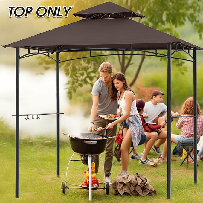MASTERCANOPY Grill Gazebo Replacement Canopy Top - Image 8