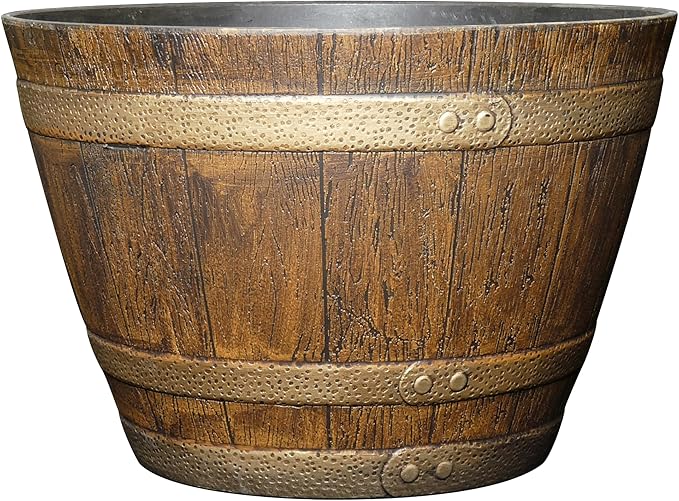 Classic Home & Garden Whiskey Barrel Planters by ClassicHomeandGarden