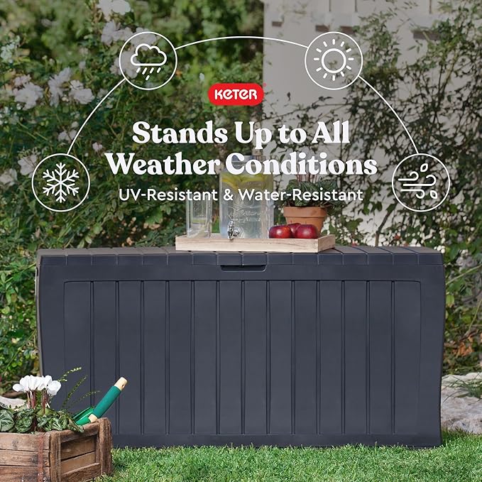 Keter Marvel Plus 71 Gallon Resin Outdoor Storage Box - Image 5