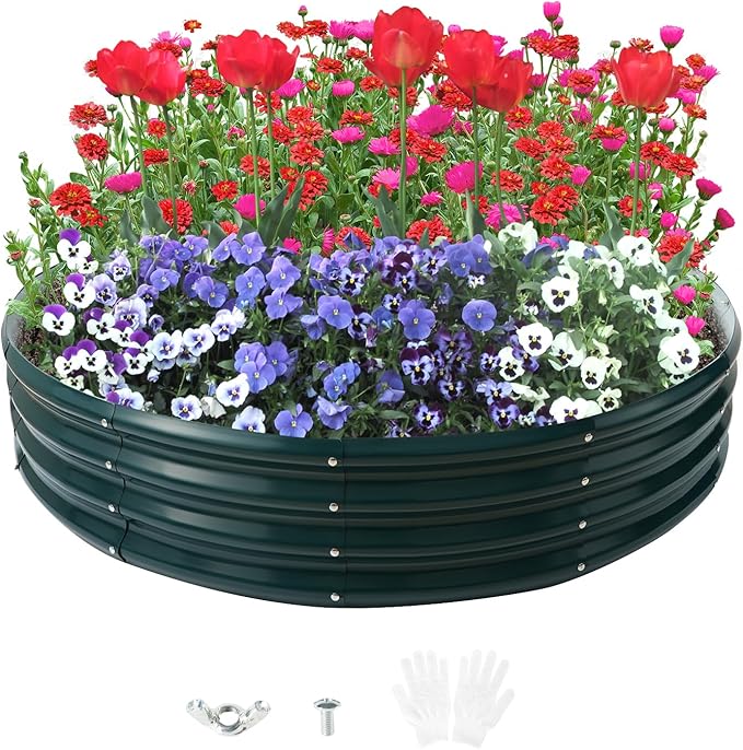 Galvanized Raised Garden Beds for Gardening by Unknown