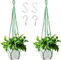 Augshy Macrame Plant Hangers Green Hanging Planters by Augshy