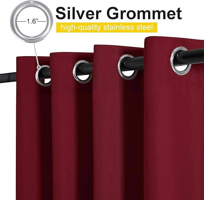 NICETOWN Canvas Outdoor Curtains - Image 3