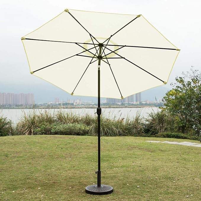 Sunnyglade 9' Patio Umbrella Outdoor Table Umbrella - Image 3