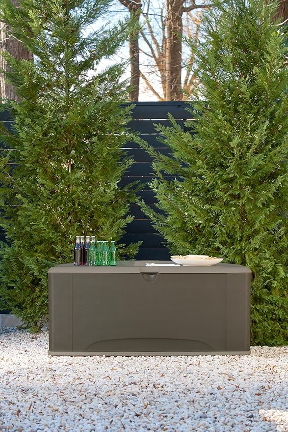 Rubbermaid Extra Large Resin Outdoor Storage Deck Box - Image 7