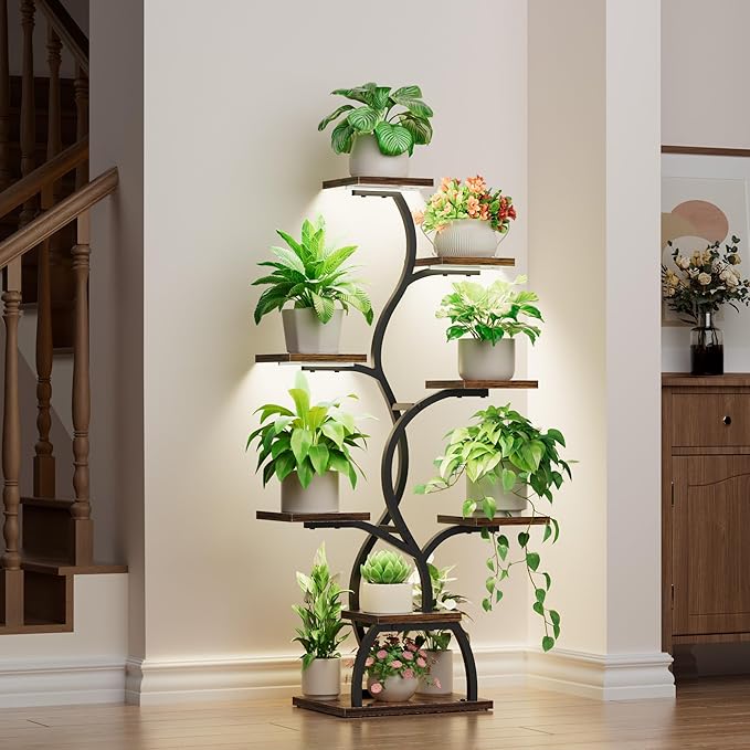 Plant Stand Indoor with Grow Light - Image 3
