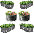 A ANLEOLIFE 6-Pack 4X4X1.5ft & 6X2X1.5ft Deep Root Galvanized Raised Garden by AAnleolife